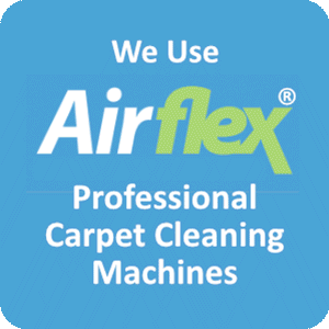 We use professional Airflex professional carpet cleaning machines